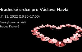 Hradecké srdce pro Václava Havla